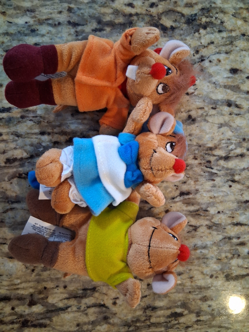 Disney Mini Plush 4” Cinderella Jaq & Gus Gus Mouse & SUZY THE MOUSE LOT